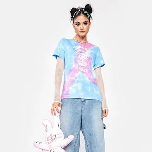 NWT Tokidoki: Rare 🔥 Small Midnight Snack Tye Dye Blue & Pink Graphic Tee